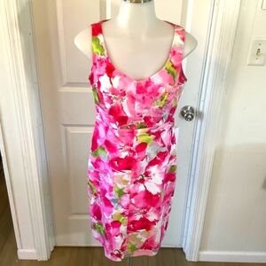 Anne Klein stretch floral dress size 12